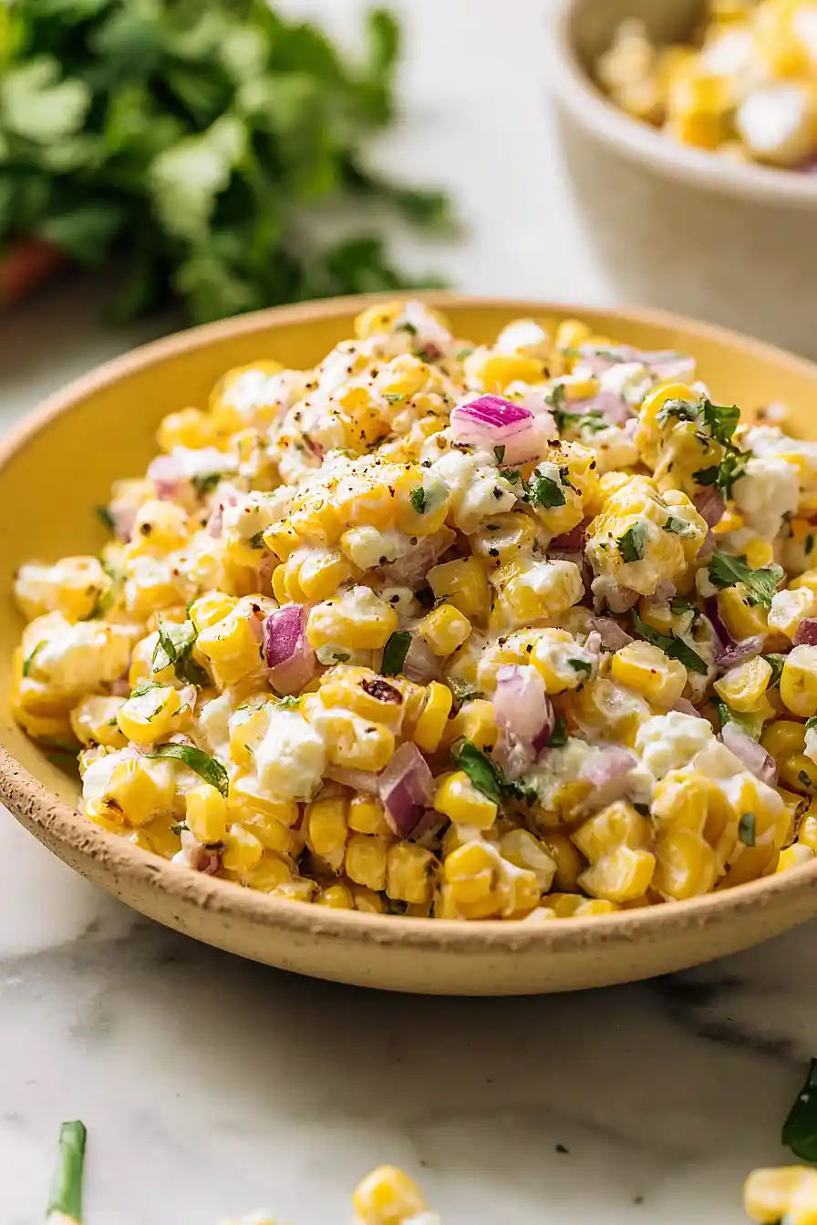 grilled mexican street corn salad (no pasta)