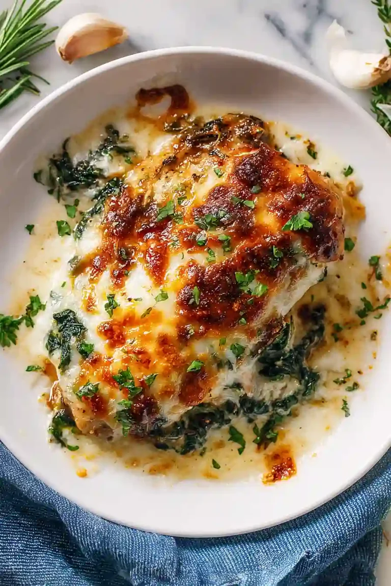 mozzarella and spinach chicken casserole
