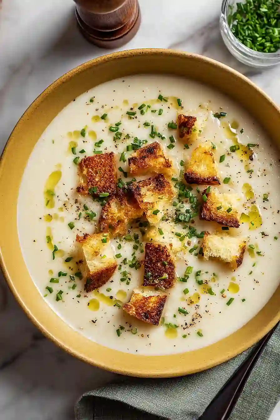 Roasted Garlic Potato Soup