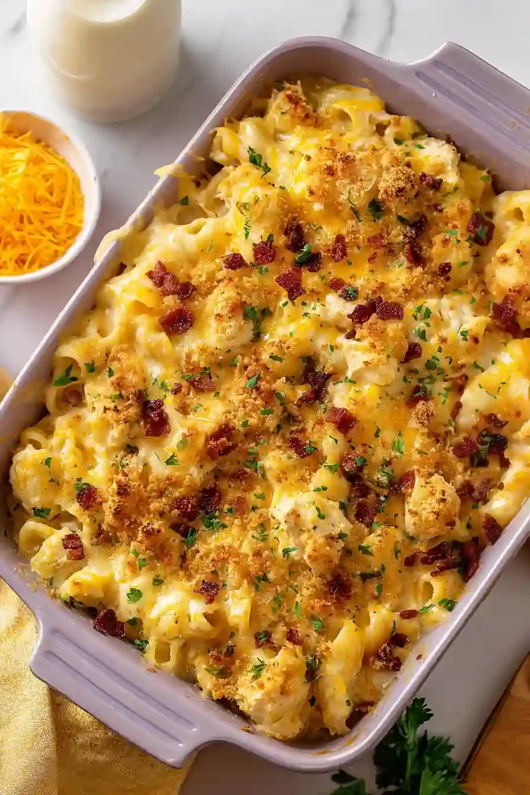 Crack Chicken Mac And Cheese