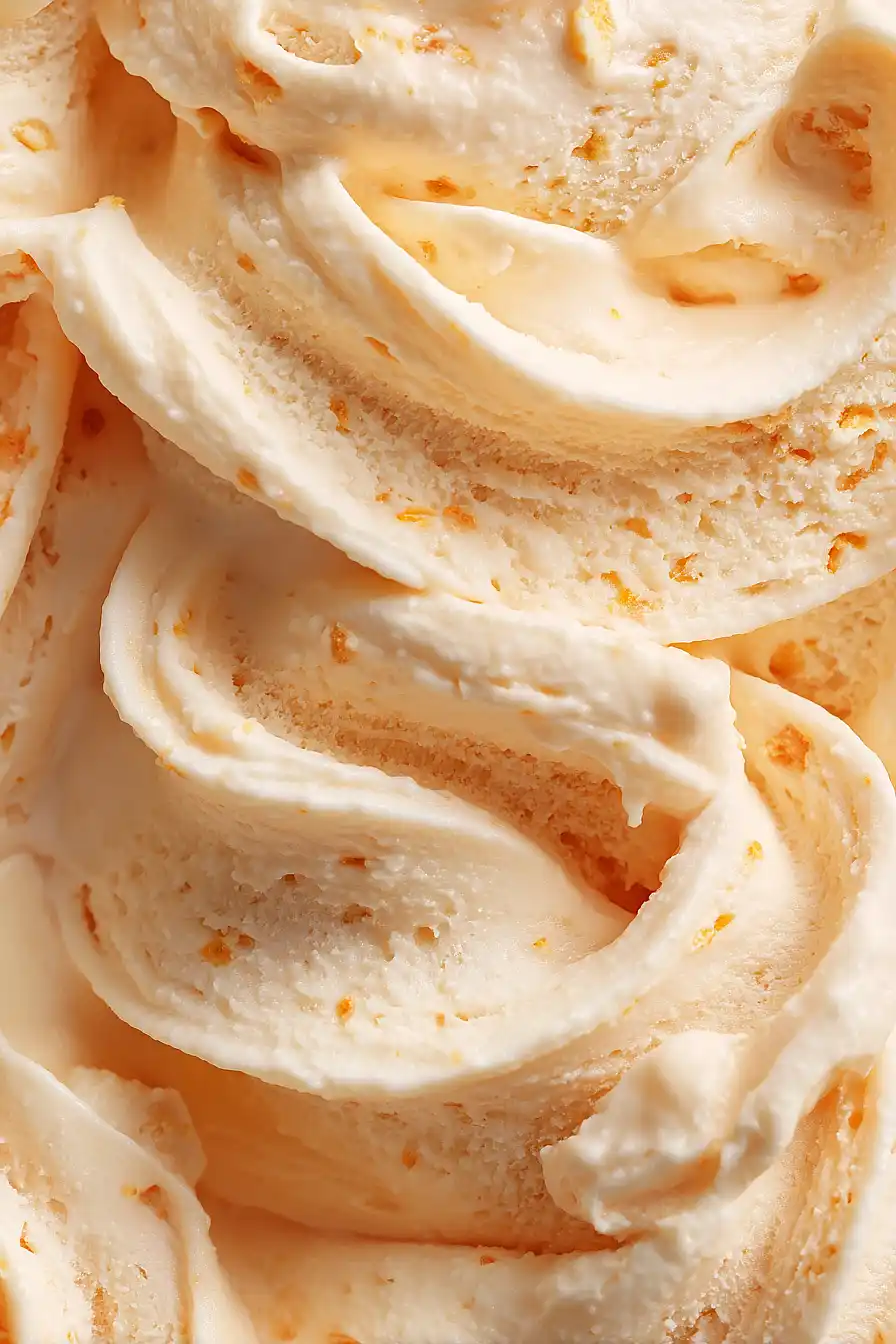 peach frozen yogurt