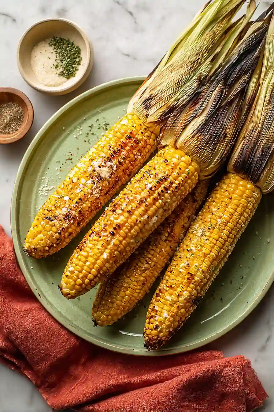 smoked corn on the cob
