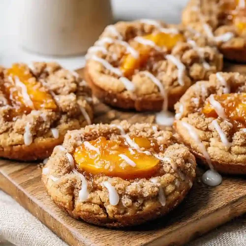 peach cobbler cookies