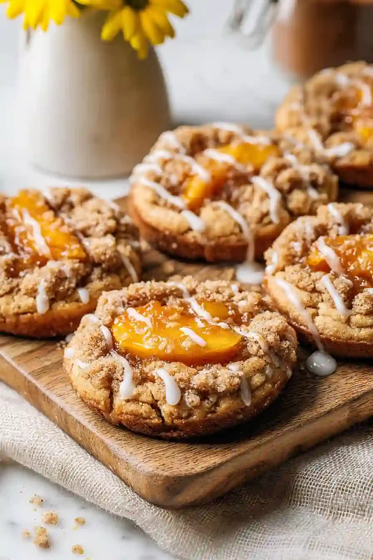 peach cobbler cookies