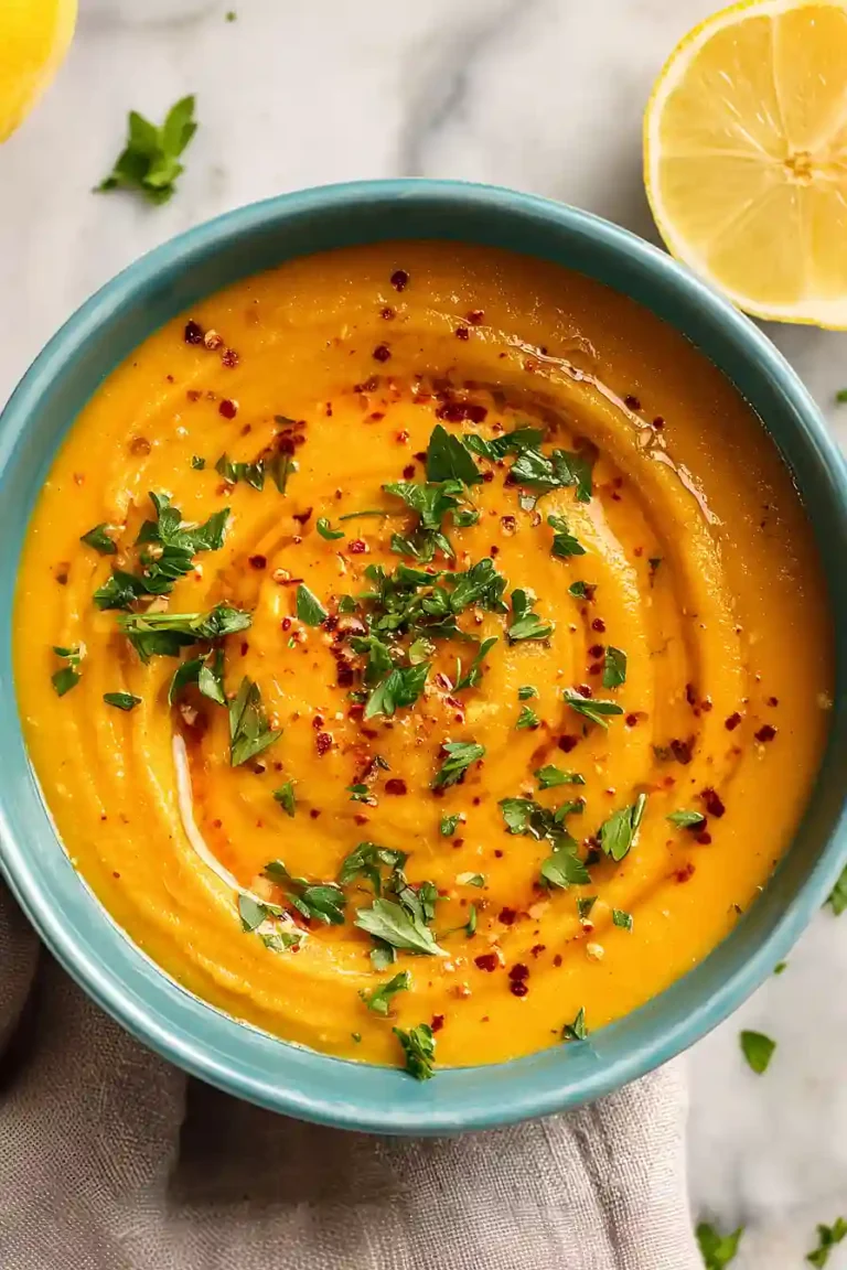 Creamy Mediterranean Lentil Soup